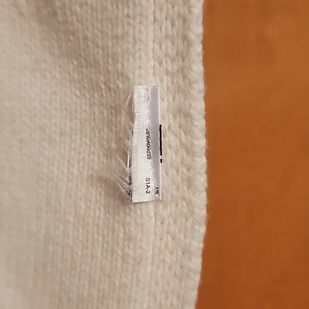 Gap Kids Ivory Sweater Poncho Fur Trimmed Hoodie